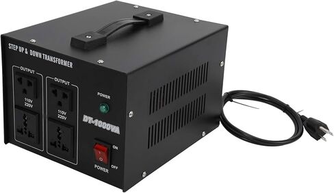 YaeCCC 2000VA محول جهد كهربي محول عالي التحمل خطوة لأعلى ولأسفل 110 إلى 220 فولت مع منفذ USB in Kuwait
