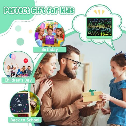 15 inch LCD Writing Tablet, Magic Drawing Tablet for Kids and Adults (Gary) in Saudi Arabia