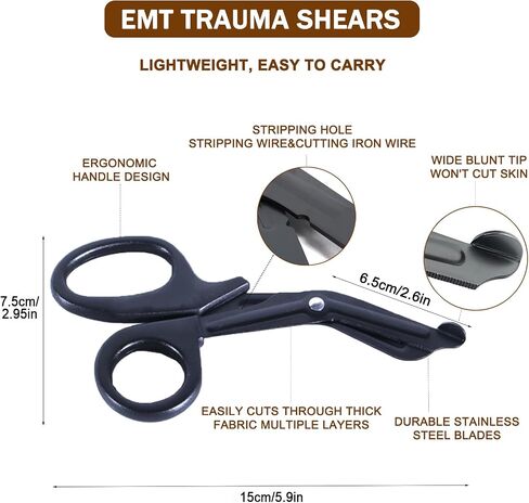 Upgrade Tourniquet Pouch with Shear, Molle Tourniquet Holder, Tactical TQ Trauma Tourniquets Scissors(Without Tourniquet) in Kuwait