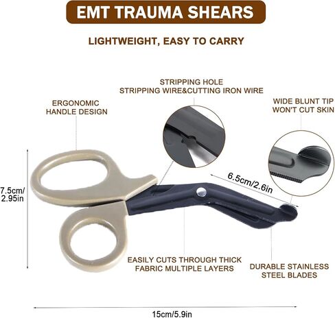 Upgrade Tourniquet Pouch with Shear, Molle Tourniquet Holder, Tactical TQ Trauma Tourniquets Scissors(Without Tourniquet) in Kuwait