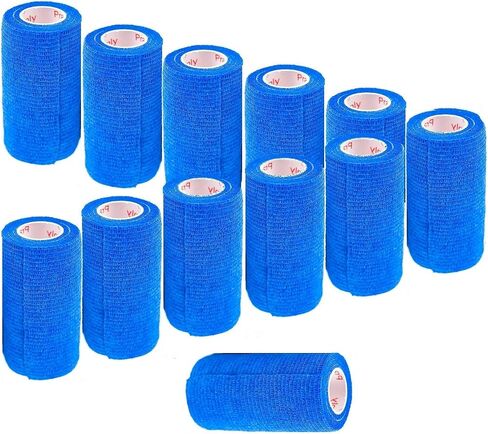 Prairie Horse Supply Vet Tape Bulk (Assorted Colors) (6 Pack) (3 Inches Wide) Vet Medical First Aid Tape Self Adhesive Adherent for Ankle Wrist Sprains and Swelling in Saudi Arabia