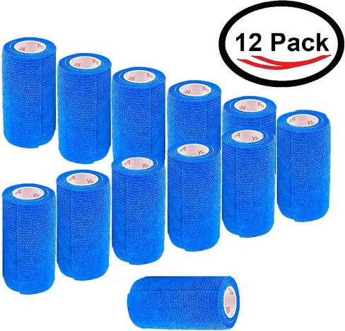Prairie Horse Supply Vet Tape Bulk (Assorted Colors) (6 Pack) (3 Inches Wide) Vet Medical First Aid Tape Self Adhesive Adherent for Ankle Wrist Sprains and Swelling in Saudi Arabia