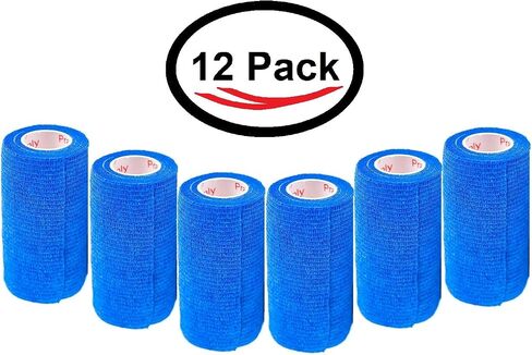 Prairie Horse Supply Vet Tape Bulk (Assorted Colors) (6 Pack) (3 Inches Wide) Vet Medical First Aid Tape Self Adhesive Adherent for Ankle Wrist Sprains and Swelling in Saudi Arabia