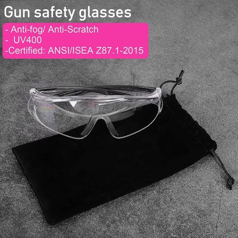 Shooting ear protection safety eamuffs, Gun range hearing protection, Shooting glasses, Earplugs, carrying case in Saudi Arabia