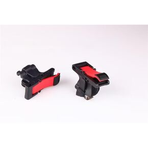 2 Pcs Black Mobile Game Controller Gamepad for PUBG Mobile/Fortnitee Mobile/Call of Duty Mobile, Mobile Game Trigger Joystick Gamepads for iPhone/Android, Sensitive Shoot and Aim L1R1 Triggers