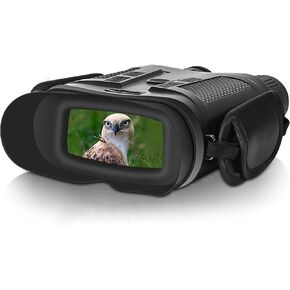 Digital Night Vision Binoculars for Adults with Infrared IR Illuminator Zoom for Hunting, Surveillance, Boating, Wildlife or Fishing, Saving Photo and Video, Night Vision and Day Goggles