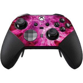 MightySkins Skin Compatible with Xbox Elite Series 2 Controller - Red Mystic Flames | Protective, Durable, and Unique Vinyl Decal wrap Cover | Easy to Apply and Change Styles | Made in The USA