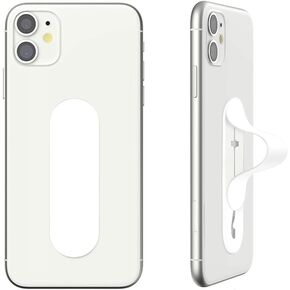 Momostick Flatstick, Cell Phone Finger Grip Strap Holder for Hand, Cell Phone Stand, New Slim Finger Loop Selfie Grip Compatible with Most Smartphones