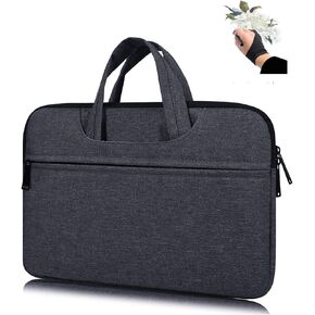 Portable Drawing Tablet Monitor Carrying Bag Case Protective Sleeve for Huion KAMVAS Pro 13 GT-133,GT-116, Huion Q11K V2, Wacom Cintiq 13HD, Xp-Pen Artist12 (Space Gray)