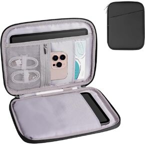 9-11 Inch Tablet Carrying Case, Padded Travel Sleeve Bag for iPad Pro 11-in (M4), iPad 10.9 (10th Gen), iPad Air 11-in (M2), Galaxy Tab S9/S8 (PU-Teal Blue11)