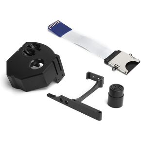 Yunir Memory Card Mount Kit, 3D Print Extension Memory Card Extender Adapter Mount Kit for Sega Holder Gdemu(Black)