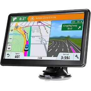 GPS Navigation for Car, 2024 Map 7 inch Touch Screen Car GPS 256-8GB, Voice Turn Direction Guidance, Support Speed and Red Light Warning, Pre-Installed North America Lifetime map Free Update