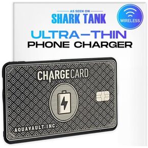 Ultra Thin Wireless Phone Charger. Portable Magnetic Power Bank that Fits in Your Wallet. 5000mAh & 20W Fast Charge. Works with Iphone 12-15 and other Phones with Magnetic Charging Tech. ChargeCard