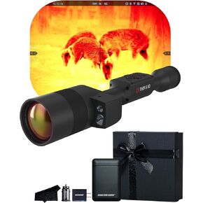 ATN Thor 5 XD LRF 1280 Smart HD Thermal Scope with 1280x1024, 12 Micron Sensor | Magnification, Built-in Laser Rangefinder, Full HD Video Recording, Smooth Zoom | Exclusive Signature Series Kit