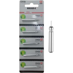 CR435 BR435 435 Lithium Pin Type Cell 3V Lithium Batteries for Fishing Lures, Fishing Bobbers, Pen Lights, Arrow Nocks, Fishing Floats, Pole Lights & LED Flashers (10 Count)