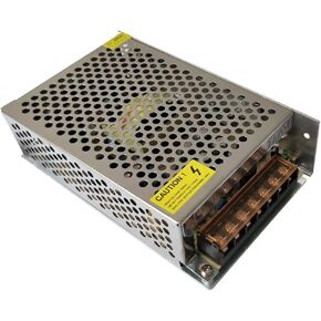 AC 110V to DC 12V 10A 120W Universal Regulated Switching Power Supply Adapter Transformer Driver Converter for LED Strip Light, CCTV Security Camera System, Computer Project
