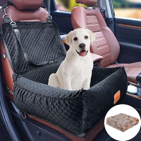 Dog Car Seat for Large/Medium Sized Dogs,Dog Car Back Seats Travel Bed Dog Seats,Comfortable and Safe;Multipurpose Design-Dog Bed Dog Sofa Cushion,Bring Dog Blanket.