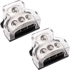 2 قطعة 3 طريقة توزيع الطاقة كتلة ، 1x0 مقياس في ، 3X4 قياس خارج ، أمبير توزيع توصيل كتلة للسيارة مقسم صوت O-073-2PCS in Kuwait