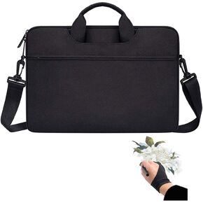 Drawing Monitor Carry Case Portable Travel Protective Bag Compatible for XP-Pen Artist12, Artist 13.3Pro, Wacom One DTC133, Huion KAMVAS 13, KAMVAS Pro 13, KAMVAS Pro 12, Q11K (Black with Strap)