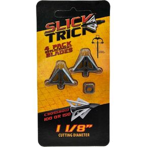 Slick Trick Broadhead 1-1/8 Xbow Blades 100/125 Gr 4 Pack