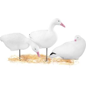 Heerweiyi Goose Decoys Pack of 6, Popular New Material EVA Collapsible Plastic Goose Hunting Decoys, Goose Decoys, Easy to Carry and Use, Cost Effective.