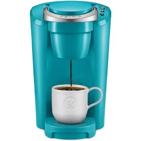 K-Compact Single-Serve K-Cup Pod Coffee Maker, 36 ounces, Turquoise
