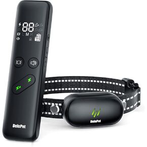 Dog Shock Collar - Electric Dog Training Collar with Remote 1600FT, Rechargeable E-Collar Waterproof Collars with 3 Training Modes, Security Lock for All Breeds, Sizes