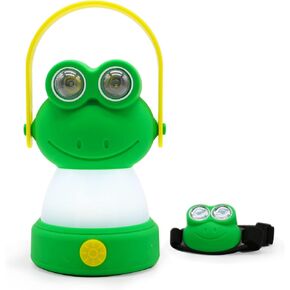 Outdoor Equipment LED Camping Lantern & Headlamp Set for Kids, FANT.LUX Battery Powered Night Light for Emergency, Hurricane, Lightweight Tent Lamp (Owl Set)