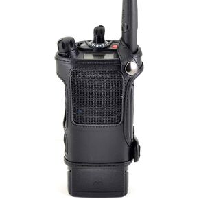 Turtleback Motorola APX 8000 Carry Holder Case, Black Leather Holster for First Responders in Kuwait