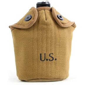 WW2 WWII US M1910 Canteen Cover Cup Set With Felt Inner