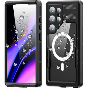 Losin Compatible with Galaxy S24 Ultra Case Waterproof Magnetic [Compatible with MagSafe] [Drop Protection] [IP68 Underwater] Full Body Shockproof Protective Phone Case, Teal