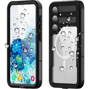 Losin Compatible with Galaxy S24 Ultra Case Waterproof Magnetic [Compatible with MagSafe] [Drop Protection] [IP68 Underwater] Full Body Shockproof Protective Phone Case, Teal