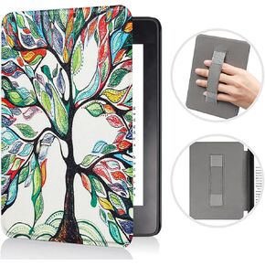 حافظة SCSVPN لجهاز Kindle Paperwhite الجيل العاشر 2018 مع حزام يد - خاصية النوم/الاستيقاظ التلقائي، غطاء حماية ذكي من جلد البولي يوريثان النحيف يناسب فقط حافظة Kindle Paperwhite مقاس 6 بوصات رقم الطراز رقم. PQ94WIF، أزرق ملون