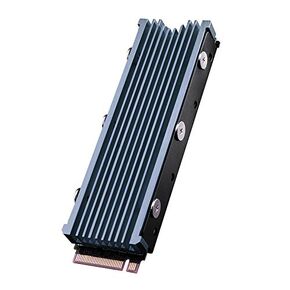 M.2 Heatsink NVMe 2280 PS5 SSD Heat Sink Computer PC PCIE M2 SSD Cooler for Samsung 980 970 EVO Plus SN850 SN750 SN570 Firecuda 530, Space Grey