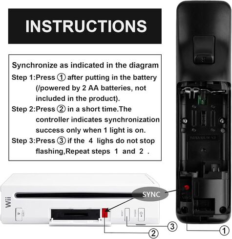 NC 2Pack Motion Plus Wii Controllers with Nunchucks,Wii Remote Controllers with Built in Motion Plus, Compatible for Nintendo Wii and Wii U Console, with Silicone Case and Wrist Strap (2 Red) in Kuwait