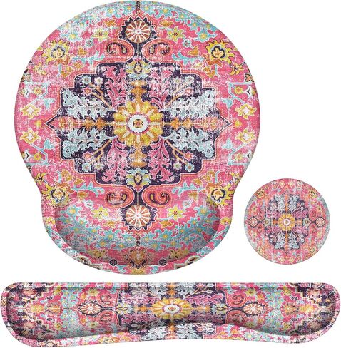 iLeadon Mouse Pad with Wrist Rest Set,Ergonomic Mousepad with Wrist Support in Kuwait