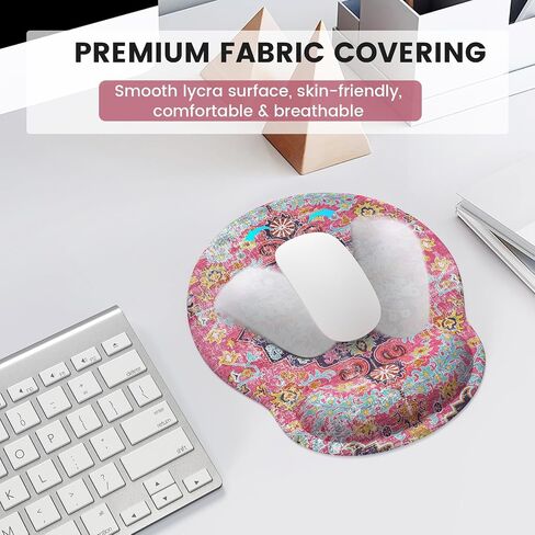 iLeadon Mouse Pad with Wrist Rest Set,Ergonomic Mousepad with Wrist Support in Kuwait