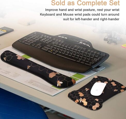 iCasso Ergonomic Table Mat Honeycomb, Desk Protector for Workspace Home in Kuwait