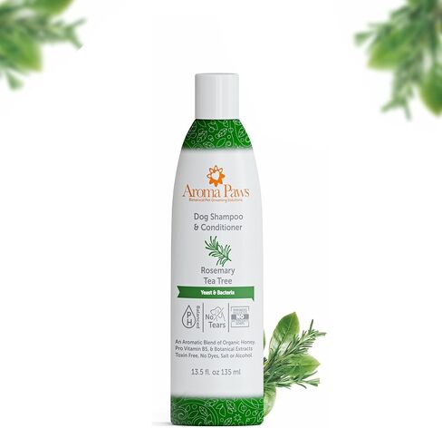 Aroma Paws Dog Shampoo and Conditioner - Aromatic Tearless Shampoo for Cleansing, Grooming, and Conditioning - Moisturizing Anti Itch Shampoo for Dogs and Puppies - Orange Nutmeg 13.5 oz. in Kuwait