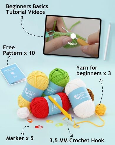 Yarn for Crocheting, Avocado Green Yarn for Knitting, Beginner Friendly, Easy to Use, #4 Medium Weight Yarn with Pattern, Thoughtful Gift for Friends, Family(50g, 55yd) in Kuwait