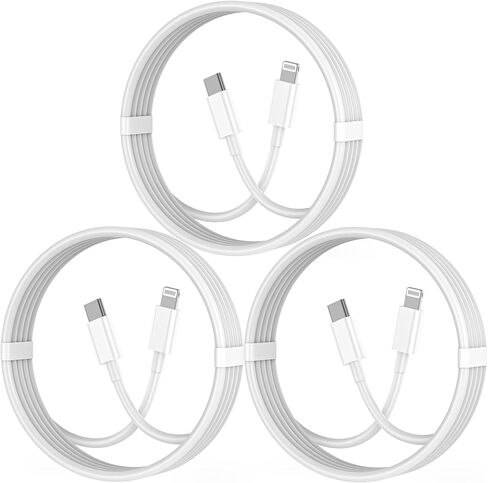 USB C to Lightning Cable 2Pack 10FT Type C Charger Fast Charging Cord Compatible for Apple iPhone 14/14 Pro/14Pro Max/13/13 Pro/12/12 Pro/11/11 Pro/XR/XS/X/8/8 Plus/iPad MFi Certified in Saudi Arabia
