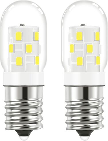 Microwave Light Bulbs Under Hood Stove Top 3W E17 LED Replace 8206232A 40 Watt Appliance Incandescent Bulbs Cool White 6000K, Over Range Lights fit for Whirlpool Maytag GE KEI Stove Hood, 110-130V in Saudi Arabia