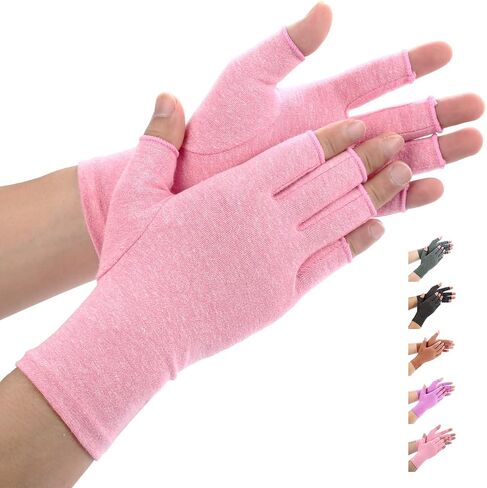 Duerer Arthritis Gloves Women Men, Carpal Tunnel, Rheumatiod, Tendonitis, Fingerless Hand Thumb Compression Gloves in Kuwait