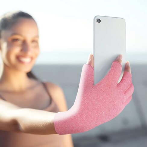 Duerer Arthritis Gloves Women Men, Carpal Tunnel, Rheumatiod, Tendonitis, Fingerless Hand Thumb Compression Gloves in Kuwait