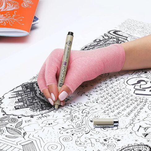Duerer Arthritis Gloves Women Men, Carpal Tunnel, Rheumatiod, Tendonitis, Fingerless Hand Thumb Compression Gloves in Kuwait