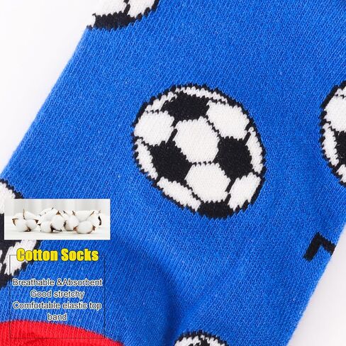 Belloxis Softball Gifts for Girls Softball Socks Girls Socks Cute Socks Softball Stuff Comfy Socks Cotton Socks Gifts for Teenage Girls Gifts for Sister Unique Gifts, Multicolor-softball, 8-12 Years in Saudi Arabia