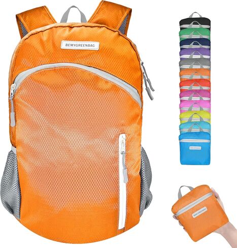 35L Foldable Waterproof Backpack For Outdoor Sports With Inside Wet Clothes Compartment Packable For Multiple Uses Ultra Lightweight Ideal For Hiking Men And Women Travel(Dark Blue) in Saudi Arabia