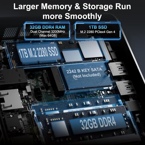 Intel NUC 12, ASUS NUC 12 NUC12WSHi7 Wall Street Canyon Mini Computer 12th Gen Intel Core i7-1260P, 12 Cores(4P+8E), 16 Threads, 18MB Cache, Intel Iris Xe Graphics,32GB RAM, 1TB PCIe SSD, Win 11 Pro in Kuwait