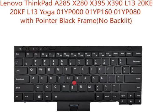 استبدال لوحة المفاتيح بإضاءة خلفية لجهاز IBM ThinkPad X230 X230I X230T X230I T430 T430S T430I L430 T530 T530I W530 L530 Series كمبيوتر محمول بتصميم أمريكي مع مؤشر (لا يناسب T430U X230S) in Saudi Arabia