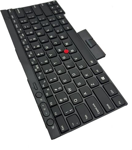 استبدال لوحة المفاتيح بإضاءة خلفية لجهاز IBM ThinkPad X230 X230I X230T X230I T430 T430S T430I L430 T530 T530I W530 L530 Series كمبيوتر محمول بتصميم أمريكي مع مؤشر (لا يناسب T430U X230S) in Saudi Arabia